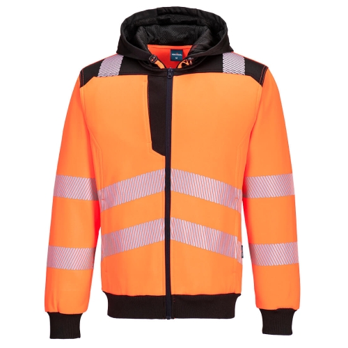 PW3 Majica s kapuljačom Hi-Vis Zip Narančasta/Crna XXL PORTWEST PW327OBRXXL PW3 Majica s kapuljačom Hi-Vis Zip Narančasta/Crna XXL PORTWEST PW327OBRXXL