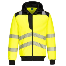 PW3 Majica s kapuljačom Hi-Vis Zip Žuta/Crna XXXL PORTWEST PW327YBRXXXL