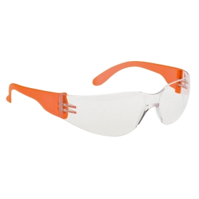 Zaštitne naočale Wrap Around Clear/Orange Hi-Vis  PORTWEST PW32COH