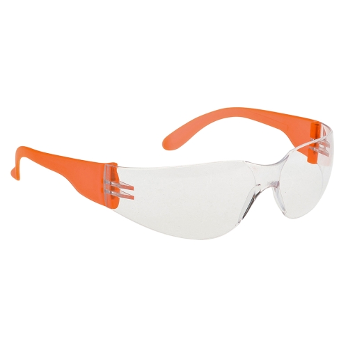Zaštitne naočale Wrap Around Clear/Orange Hi-Vis  PORTWEST PW32COH