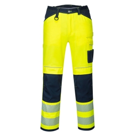 PW3 Hlače Hi-Vis Work Yellow/Navy 48 PORTWEST PW340YNR48