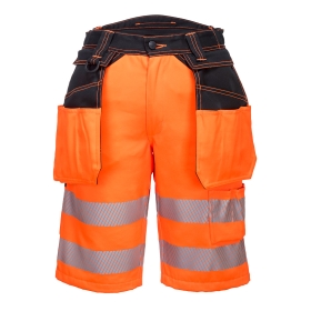 PW3 Kratke hlače Hi-Vis Holster Pocket Narančasta/Crna 42 PORTWEST PW343OBR42