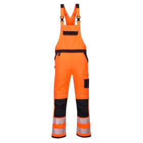 PW3 Hlače s naramenicama Hi-Vis Narančasta/Crna XXXL PORTWEST PW344OBRXXXL