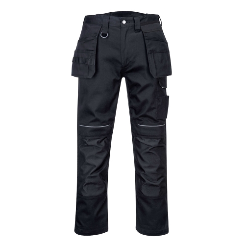 PW3 Hlače Cotton Work Holster Crna 33 PORTWEST PW347BKR33