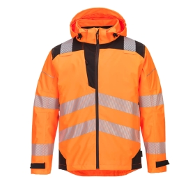 PW3 Jakna Hi-Vis Extreme Rain Narančasta/Crna M PORTWEST PW360OBRM