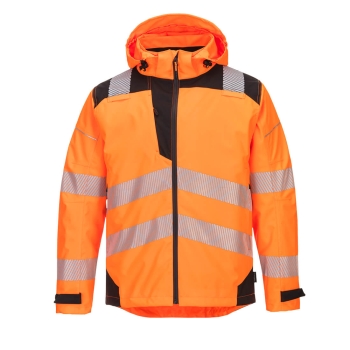 PW3 Jakna Hi-Vis Extreme Rain Narančasta/Crna XL PORTWEST PW360OBRXL