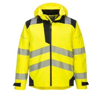 PW3 Jakna Hi-Vis Extreme Rain Žuta/Crna M PORTWEST PW360YBRM