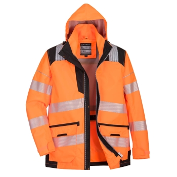 PW3 Jakna Hi-Vis Breathable  5-u-1 Narančasta/Crna XL PORTWEST PW367OBRXL