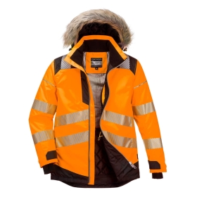 PW3 Jakna  Hi-Vis Winter Parka Narančasta/Crna M PORTWEST PW369OBRM