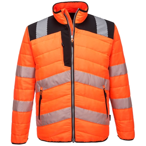 PW3 Jakna Hi-Vis Baffle Narančasta/Crna 5XL PORTWEST PW371OBR5XL