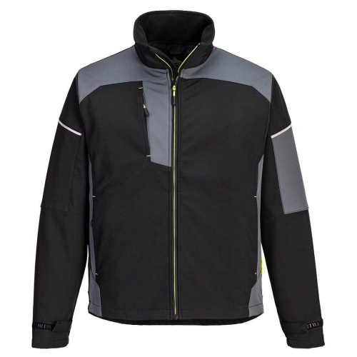 PW3 JAKNA SOFTSHELL (3L) Crna/Zoom Grey XXXL PORTWEST PW378BZRXXXL