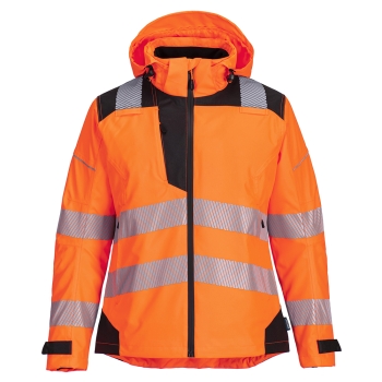 PW3 Ženska jakna Hi-Vis Rain Narančasta/Crna XS PORTWEST PW389OBRXS
