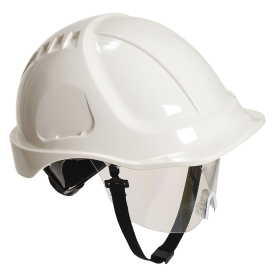 Kaciga s vizirom Endurance Plus White  PORTWEST PW54WHR