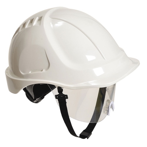 Kaciga s vizirom Endurance Plus White  PORTWEST PW54WHR