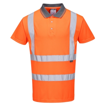 Polo majica Hi-Vis S/S  Narančasta S PORTWEST RT22ORRS