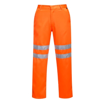 Hlače Hi-Vis Polycotton Service Narančasta 5XL PORTWEST RT45ORR5XL