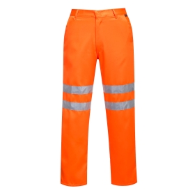 Hlače Hi-Vis Polycotton Service Narančasta Tall XL PORTWEST RT45ORTXL
