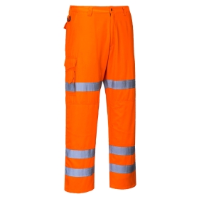 Hlače Hi-Vis Three Band Work Narančasta S PORTWEST RT49ORRS