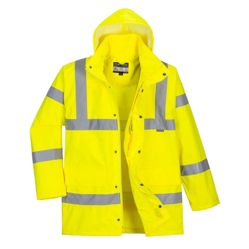 Jakna Hi-Vis Breathable Rain Traffic Žuta XXL PORTWEST RT60YERXXL