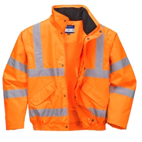 Jakna Hi-Vis Breathable Rain Bomber  Narančasta S PORTWEST RT62ORRS