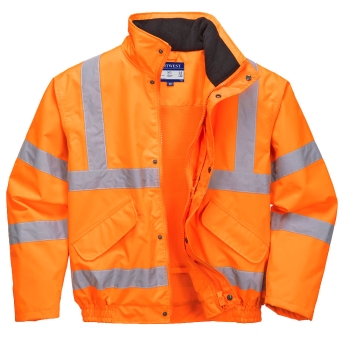 Jakna Hi-Vis Breathable Rain Bomber  Narančasta XXL PORTWEST RT62ORRXXL