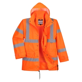 Jakna Hi-Vis Breathable Interactive Rain Traffic Narančasta S PORTWEST RT63ORRS