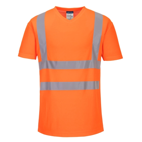 Majica Hi-Vis Cotton Comfort Mesh Insert S/S  Narančasta 4XL PORTWEST S179ORR4XL