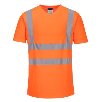 Majica Hi-Vis Cotton Comfort Mesh Insert S/S  Narančasta M PORTWEST S179ORRM