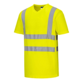 Majica Hi-Vis Cotton Comfort Mesh Insert S/S  Žuta L PORTWEST S179YERL