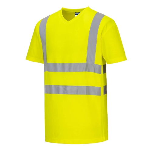 Majica Hi-Vis Cotton Comfort Mesh Insert S/S  Žuta XXXL PORTWEST S179YERXXXL