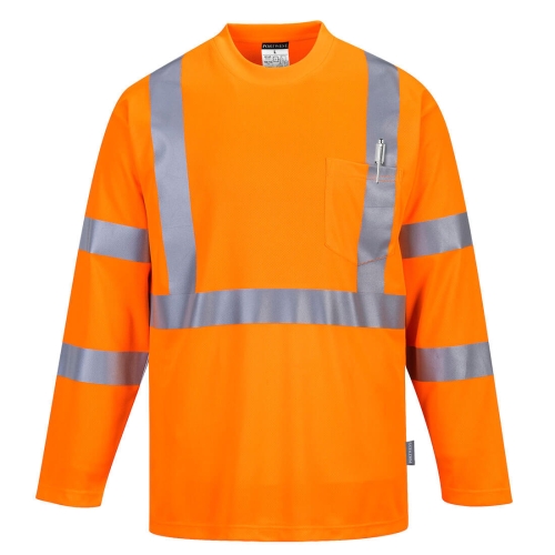 Majica Hi-Vis Pocket, dugi rukav Narančasta L PORTWEST S191ORRL Majica Hi-Vis Pocket, dugi rukav Narančasta L PORTWEST S191ORRL