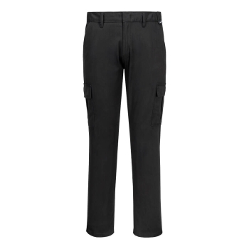 Hlače Stretch Slim Combat Crna 30 PORTWEST S231BKR30