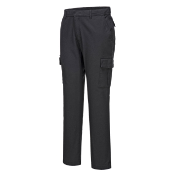 Hlače Stretch Slim Combat Crna Short 42 PORTWEST S231BKS42