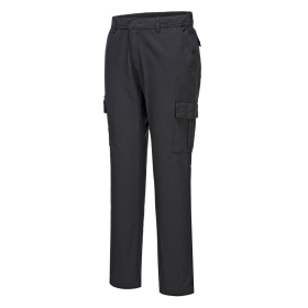 Hlače Stretch Slim Combat Crna Short 36 PORTWEST S231BKS36
