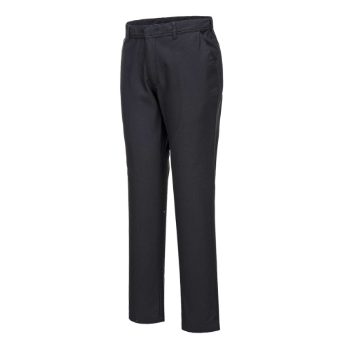 Hlače Stretch Slim Chino Crna Short 40 PORTWEST S232BKS40