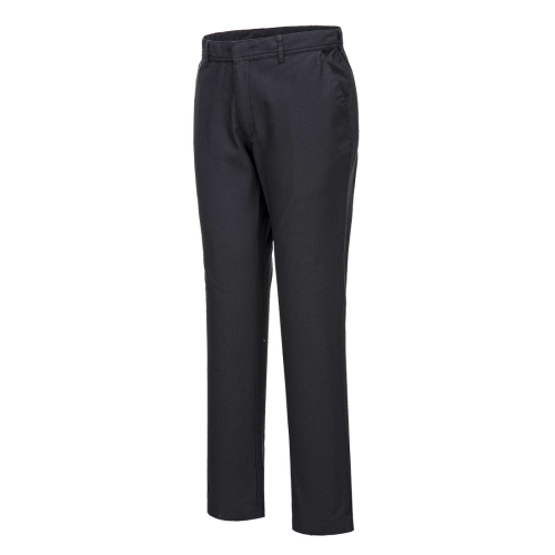 Hlače Stretch Slim Chino Crna Short 36 PORTWEST S232BKS36
