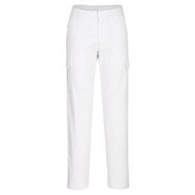 Ženske hlače Stretch Cargo White 38 PORTWEST S233WHR38