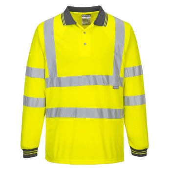 Polo majica Hi-Vis L/S  Žuta XXXL PORTWEST S277YERXXXL