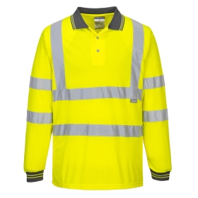 Polo majica Hi-Vis L/S  Žuta XS PORTWEST S277YERXS