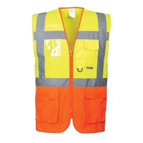 Prsluk Prague Hi-Vis Executive  Žuta/Narančasta S PORTWEST S376YORS