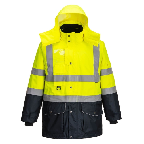 Jakna Hi-Vis Breathable Contrast Traffic 7-u-1 Yellow/Navy XL PORTWEST S426YNRXL Jakna Hi-Vis Breathable Contrast Traffic 7-u-1 Yellow/Navy XL PORTWEST S426YNRXL
