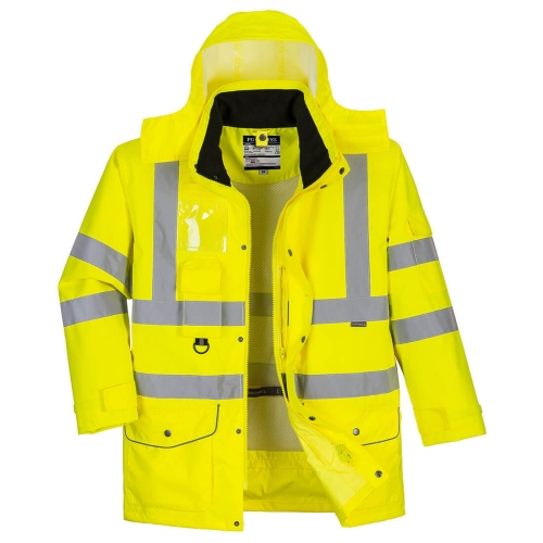 Jakna Hi-Vis Breathable Traffic 7-u-1 Žuta XS PORTWEST S427YERXS Jakna Hi-Vis Breathable Traffic 7-u-1 Žuta XS PORTWEST S427YERXS