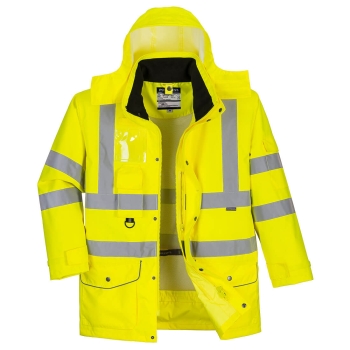 Jakna Hi-Vis Breathable Traffic 7-u-1 Žuta XXXL PORTWEST S427YERXXXL