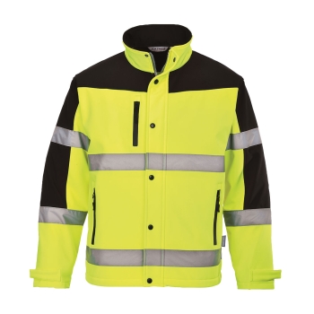 Jakna Hi-Vis Contrast Softshell (3L) Žuta XL PORTWEST S429YERXL