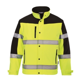 Jakna Hi-Vis Contrast Softshell (3L) Žuta XXXL PORTWEST S429YERXXXL