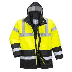 Jakna Hi-Vis Contrast Winter Traffic  Žuta/Crna XS PORTWEST S466YBRXS