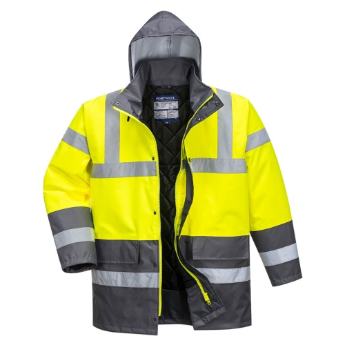 Jakna Hi-Vis Contrast Winter Traffic  Žuta/Siva XXXL PORTWEST S466YGYXXXL