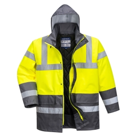 Jakna Hi-Vis Contrast Winter Traffic  Žuta/Siva S PORTWEST S466YGYS