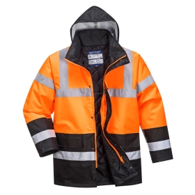 Jakna Hi-Vis Contrast Winter Traffic  Narančasta/Crna XL PORTWEST S467OBRXL