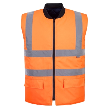 Prsluk Hi-Vis Reversible s utopljenjem Narančasta XXXL PORTWEST S469ORRXXXL